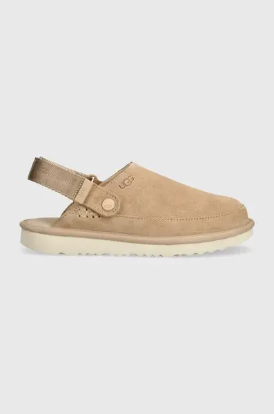 Dětské semišové papuče UGG GOLDENSTAR CLOG