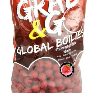 Starbaits boilies g&g global strawberry jam - 2,5 kg 14 mm