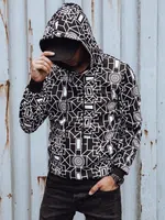 Bluza męska z kapturem czarna Dstreet