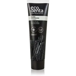 Ecodenta Expert Black Whitening černá bělicí zubní pasta bez fluoridu 100 ml