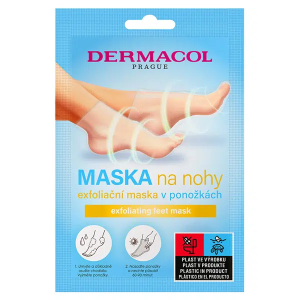 DERMACOL Exfoliační maska na nohy v ponožkách 1 kus