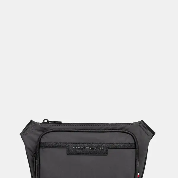 Ledvinka Tommy Hilfiger šedá barva, AM0AM13467