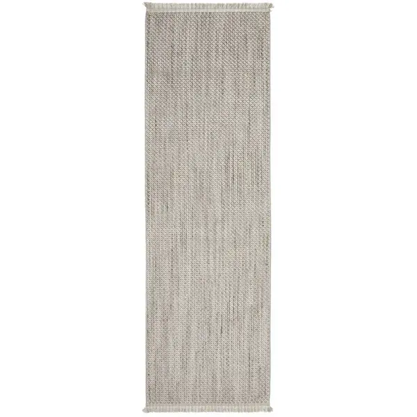 Novel BĚHOUN, 80/250 cm, bílá, světle šedá