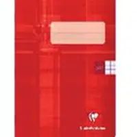 Školní sešit Clairefontaine Metric A5 "545" čtverečkovaný, 40 listů CZ/SK, červený