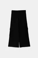 Dětské tepláky Guess černá barva, J5RB13 Z3KS0