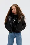 Bunda Calvin Klein Jeans černá barva, IG0IG02988