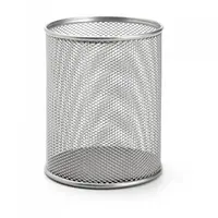 Drôtený stojan na perá 90x100mm strieborný + Drôtený stojan na vizitky strieborný-Q-Connect