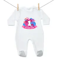 Boodyy Overal Už mám 1 rok Rúžová 86 (12-18 mesiacov)