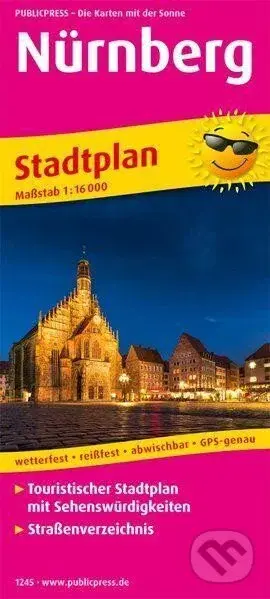 Norimberk 1:16 000 / plán města