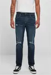 Men's Distressed Jeans Dark Blue