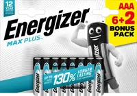 Energizer Max Plus AAA alkalické batérie 6+2 8ks E303321400