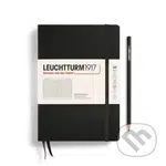 Leuchtturm1917 Zápisník Black Medium A5 linkovaný