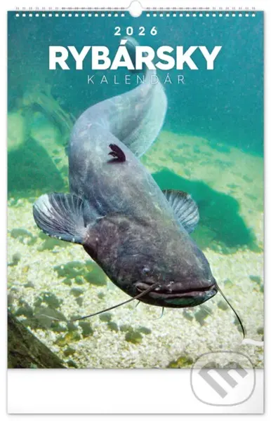 NOTIQUE Nástenný kalendár Rybársky 2026