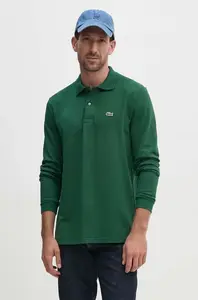 Bavlnené tričko s dlhým rukávom Lacoste