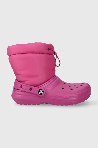 Detské snehule Crocs Classic Lined Neo Puff