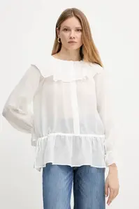 Blúzka s prímesou ľanu Weekend Max Mara
