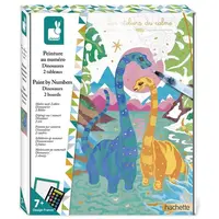 Janod Atelier Sada Maxi Maľovanie s číslami Dinosaury