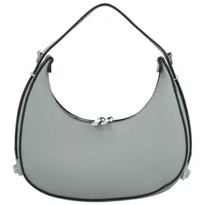 Módní dámská koženková kabelka na rameno Marwax, šedá