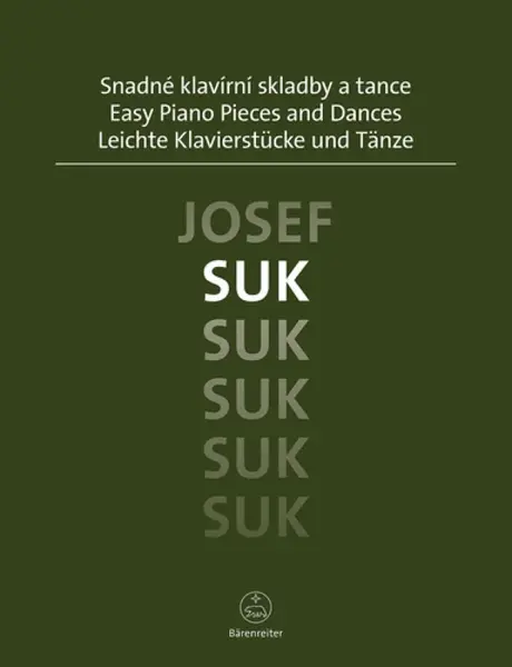Snadné klavírní skladby a tance - Josef Suk