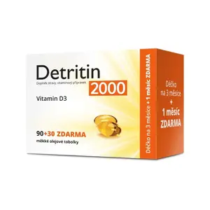 Detritin Vitamin D3 2000 IU 90+30 tobolek