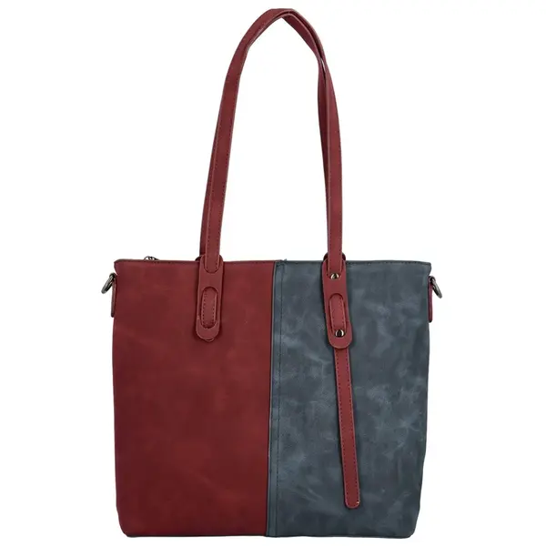 Trendy dámská  kabelka na rameno MaxFly Ritta, tmavě modrá