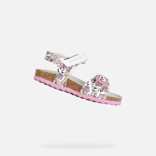 White Girls Sandals Geox Chalki - Girls