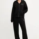 Tepláková souprava EA7 Emporio Armani dámská, černá barva, AF12473.7W000420