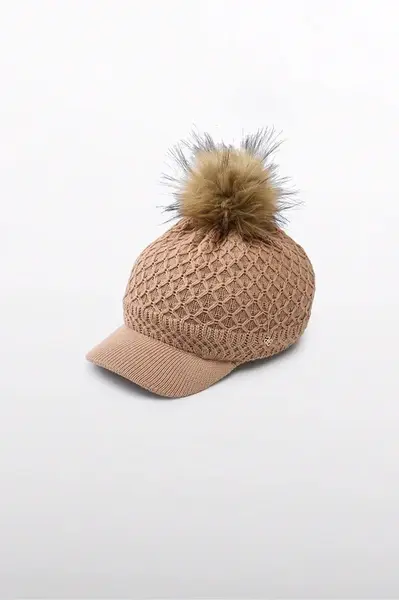 Dětská baseballová čepice Abel&Lula hnědá barva, 5965