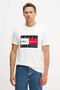 Tommy Hilfiger Bavlněné tričko Tommy Hilfiger x SAIL GP