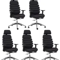 MERCURY 5PACK kancelářská židle SPINE černá s PDH (5 ks)