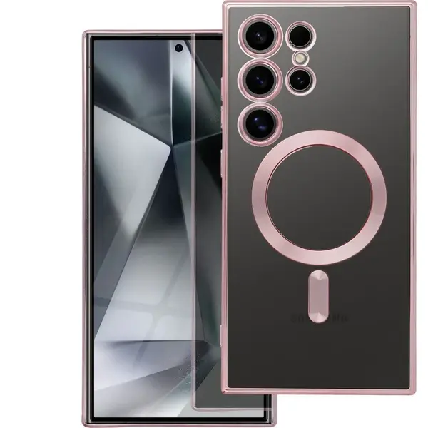 Zadní kryt ELECTRO MAG COVER case s MagSafe pro Samsung Galaxy S25 Edge, rose gold