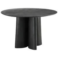 MID.YOU JÍDELNÍ STŮL, mangové dřevo, černá, 120/120/76 cm