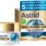 Astrid Vyplňující denní krém proti vráskám se zlatými proteiny SPF 10 Hyaluronic Gold 50 ml