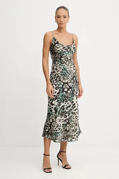 Šaty Guess NEW AKILINA černá barva, maxi, přiléhavé, W5GK85 WH9C2