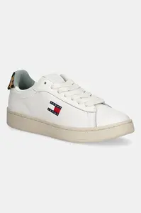 Kožené tenisky Tommy Jeans ARCHIVE 98 LEOPARD