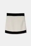 Dětská sukně Abercrombie & Fitch béžová barva, mini, áčková, KI243-4055