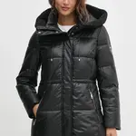 Bunda Dkny dámská, černá barva, zimní, DLEMPN75