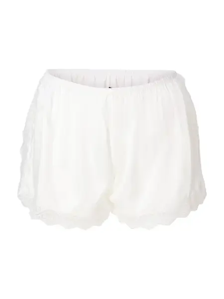 LingaDore Pyžamové nohavice  biela