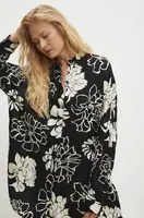 Košile Answear.LAB dámská, béžová barva, relaxed, s klasickým límcem