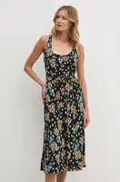 Šaty Lauren Ralph Lauren černá barva, midi, 250940475