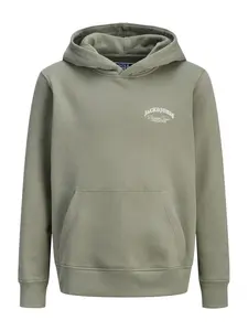 Jack & Jones Junior Mikina  zelená / biela