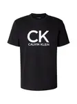 Calvin Klein Jeans Tričko  čierna / biela