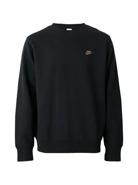 Nike Sportswear Mikina 'CLUB'  hnedá / červená / čierna / biela