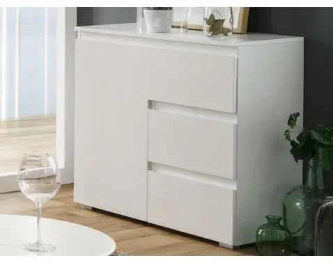 Komoda se zásuvkami Image, bílá