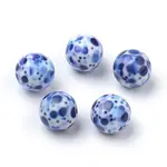 Opaque Printed Acrylic Beads