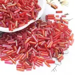 Glass Round Bugle Beads