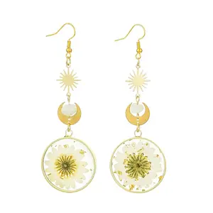 Brass Dangle Earrings