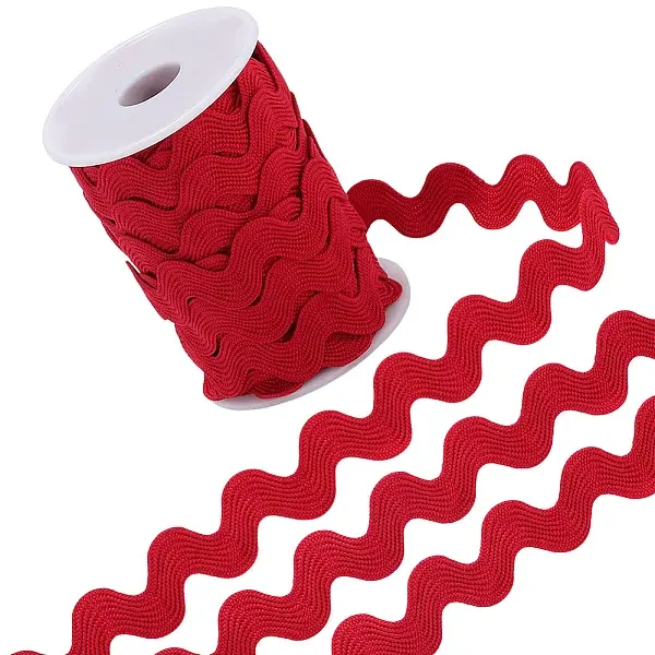 Polyester Wave Lace Trim Ribbon
