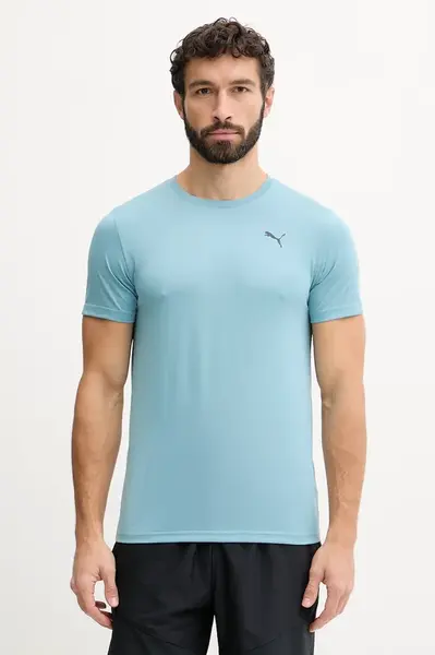 Puma tréninkové tričko pánské Essentials Solid cat Tee