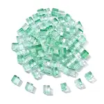 100Pcs Baking Paint Transparent Glass Beads
